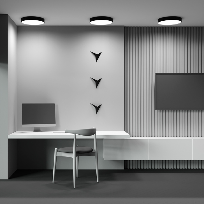 Потолочный светильник Maytoni Zon C032CL-45W3K-RD-B