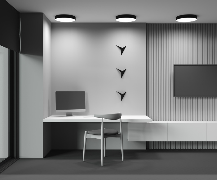 Потолочный светильник Maytoni Zon C032CL-45W3K-RD-B