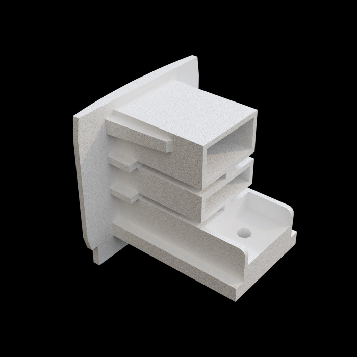 Заглушка торцевая Trinity белый, 1шт Maytoni TRA005EC-31W