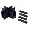 X- образный соединитель Skyline 220 ST-Luce Черный ST015.422.21
