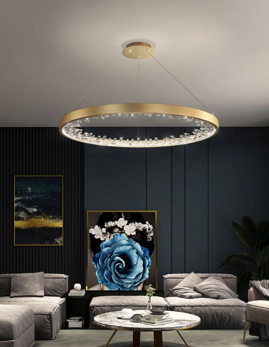 Подвесная люстра Delight Collection Bartlett XD-80 gold