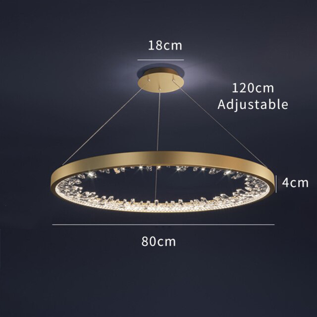 Подвесная люстра Delight Collection Bartlett XD-80 gold