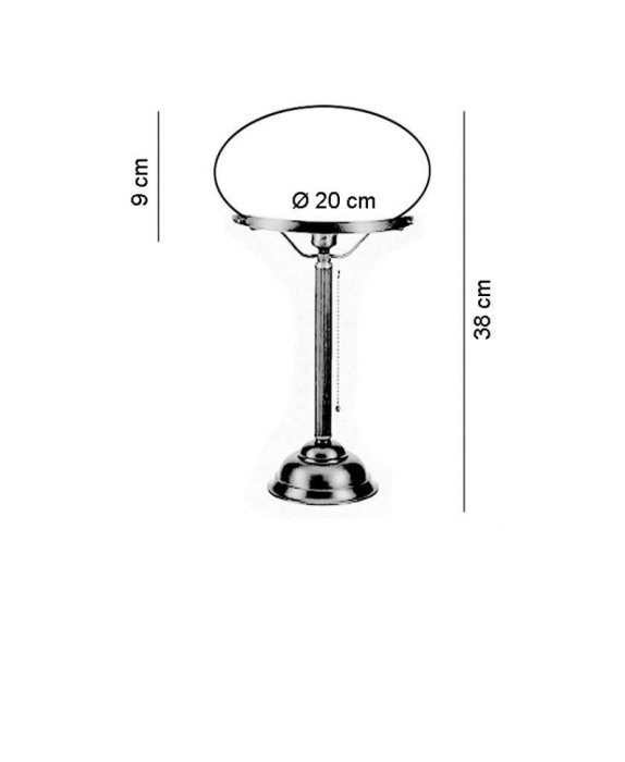 Настольная лампа Berliner Messinglampen Z5-134opB