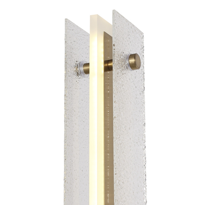 Светильник напольный ST-Luce золотистый/Прозрачный LED 1*20W 4000K SL6245.205.01