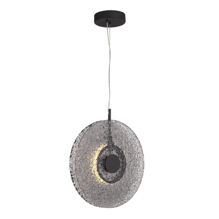 Светильник подвесной ST-Luce черный/дымчатый LED 1*8W 4000K SL6142.413.01