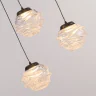 Подвесной светильник Delight Collection MD25030003 MD25030003-3A matt black/clear
