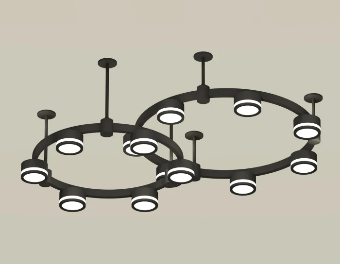 Комплект подвесного светильника Techno Ring с акрилом Ambrella light XR92221003