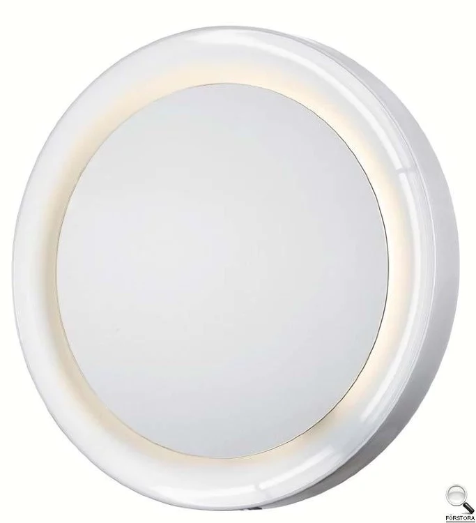102451 Зеркало с подсветкой Белый, Зеркальный/Белый T5 1*65W