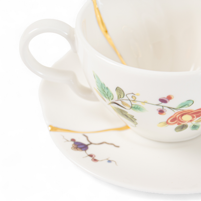 Чайная пара Seletti Kintsugi 9648