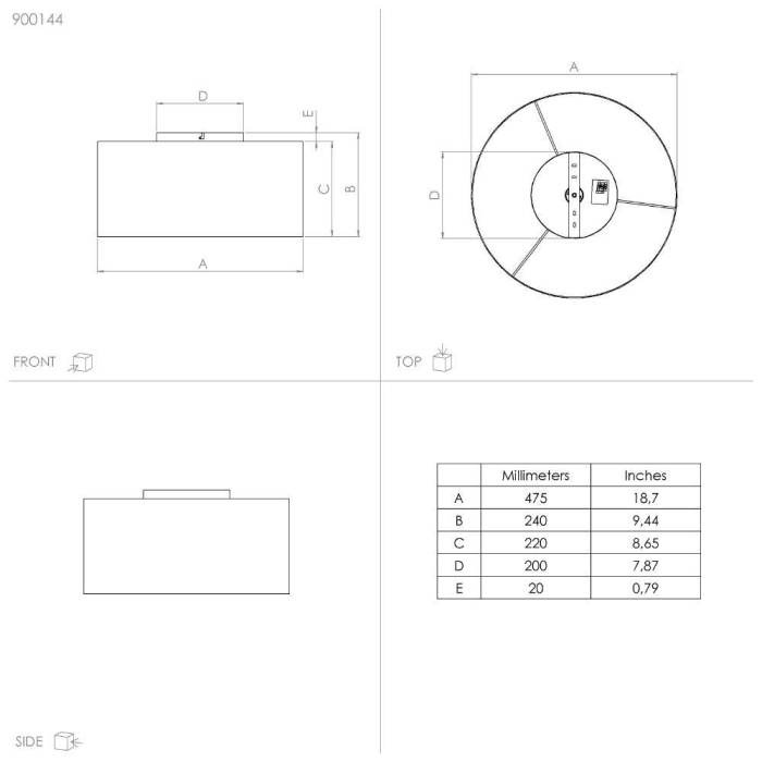 Потолочный светильник ZARAGOZA EGLO 900144