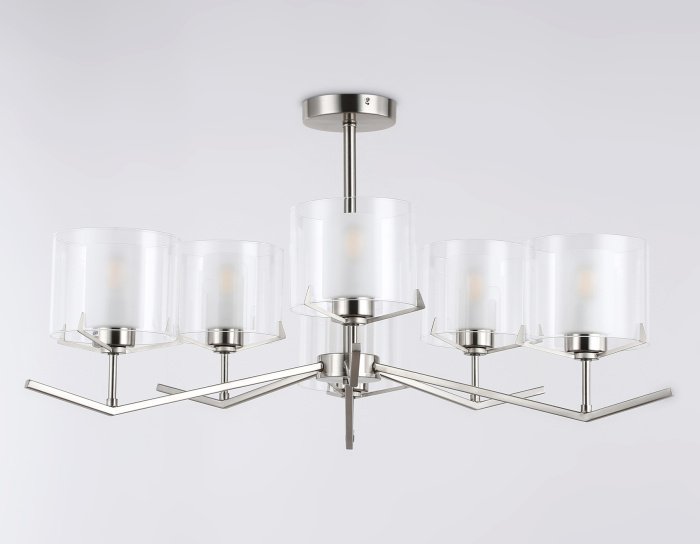 Люстра со стеклянными плафонами на штанге Ambrella light LH57002