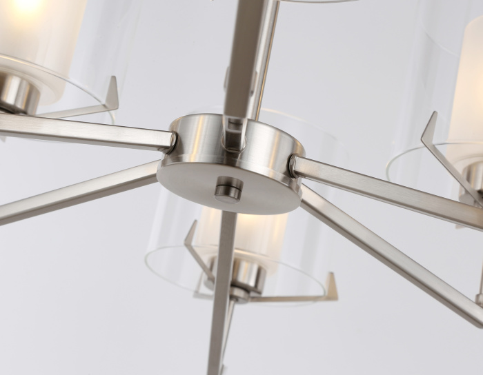 Люстра со стеклянными плафонами на штанге Ambrella light LH57002