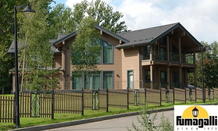 Парковый фонарь  FUMAGALLI EKTOR 4000/MIDIPILAR/VIVI 1L LED-HIP V50.372.A10.AXH27