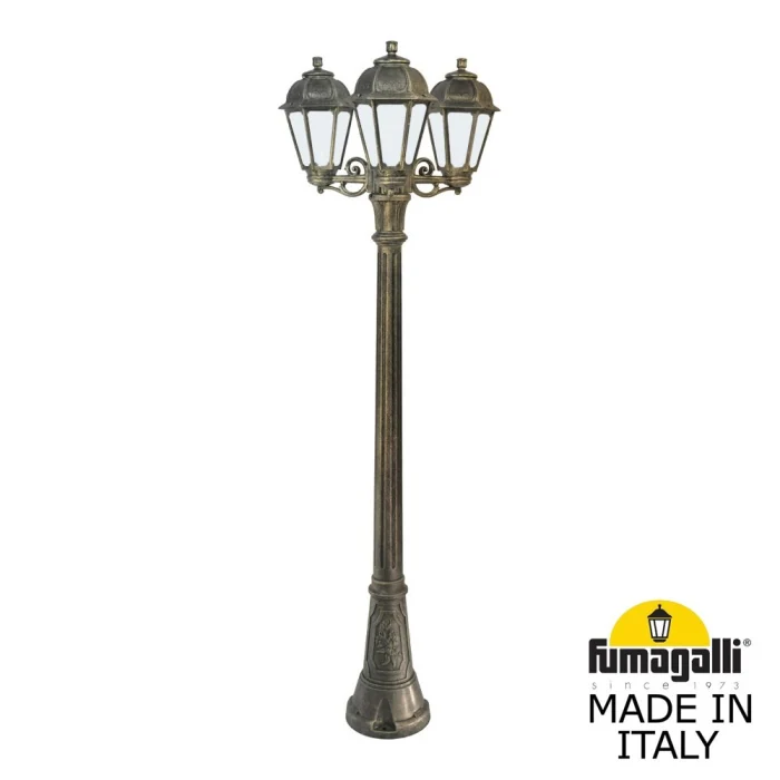 Садово-парковый светильник Fumagalli ARTU BISSO/SABA 3L K22.158.S30.BYE27
