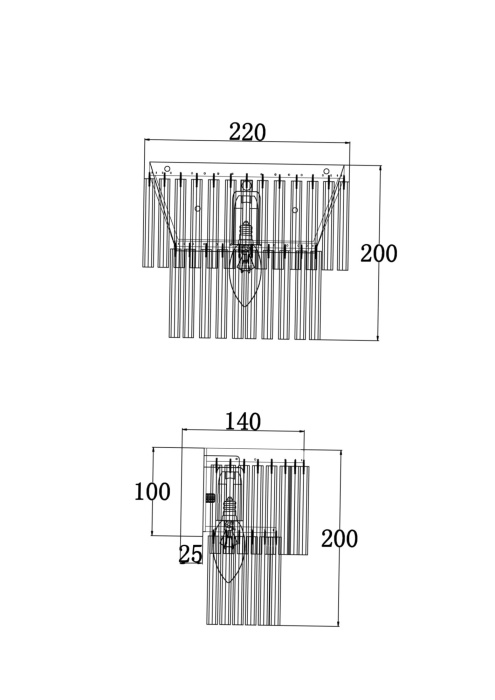 Бра Maytoni Colonne MOD093WL-01BS