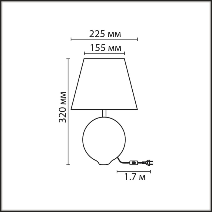 Настольная лампа Lumion Tapala 8140/1T