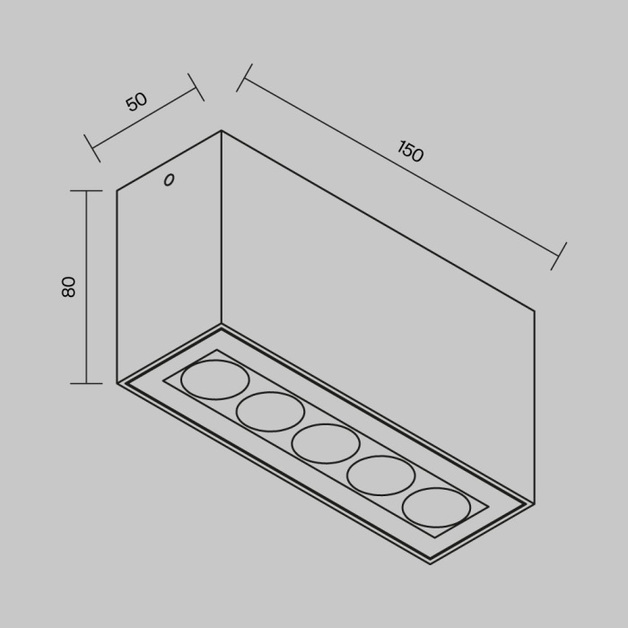 Накладной уличный светильник Maytoni Ares O309CL-L10GF3K