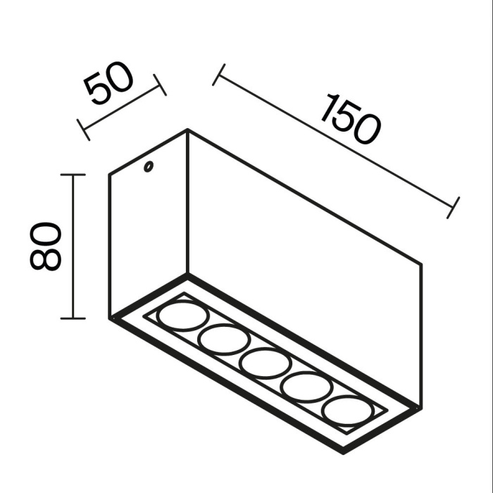 Накладной уличный светильник Maytoni Ares O309CL-L10GF3K