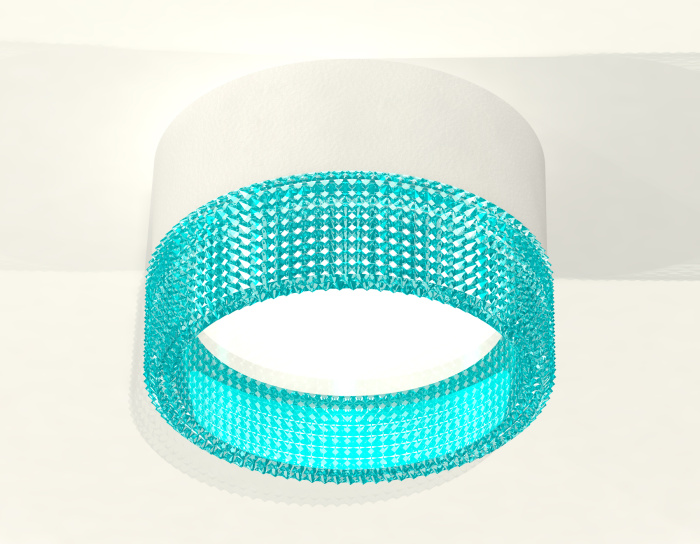 Комплект накладного светильника с композитным хрусталем Ambrella light XS8101033