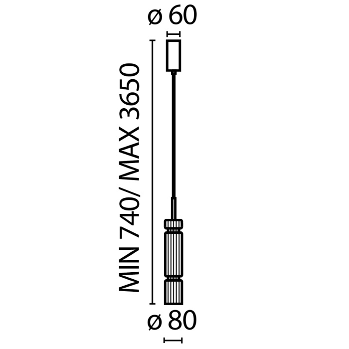 Подвесной светильник Maytoni Ordo MOD272PL-L12BS3K1