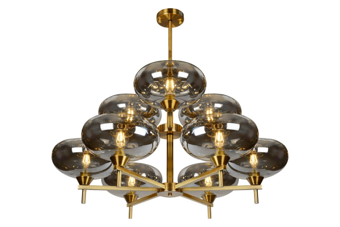 Подвесная люстра iLamp Rivoli 6607/9 Золотая