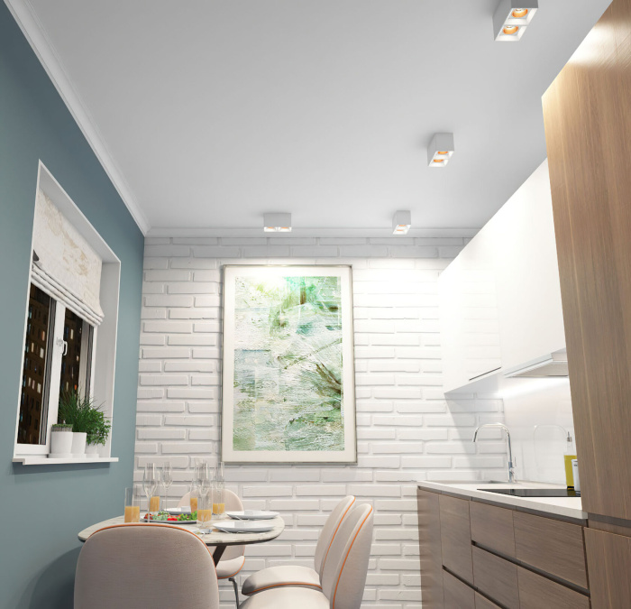 Накладной светильник Denkirs Rodvig DK3085-WH+BR