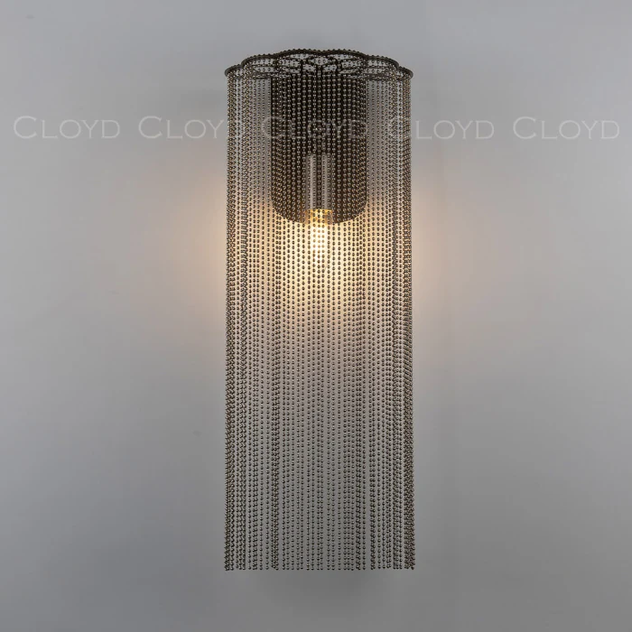 Бра Cloyd ONASSIS W1 / выс. 50 см - никель сатин (арт.20403)