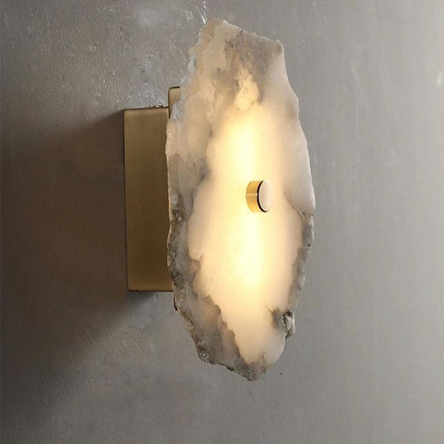 Бра Cloyd KNOSS W1 / Ø15 см - алебастр - латунь (арт.20268)