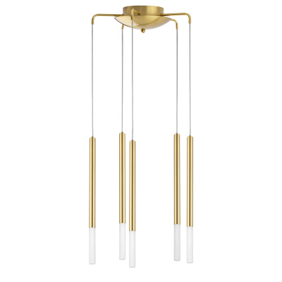 Подвесная люстра TUBO LED 25W 1400LM 360G ЗОЛОТО 4000K Lightstar L5T747143