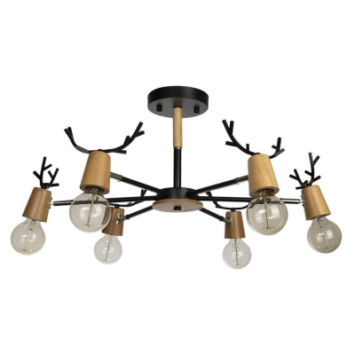 Люстра на штанге Loft it Sven 10024/6 Black