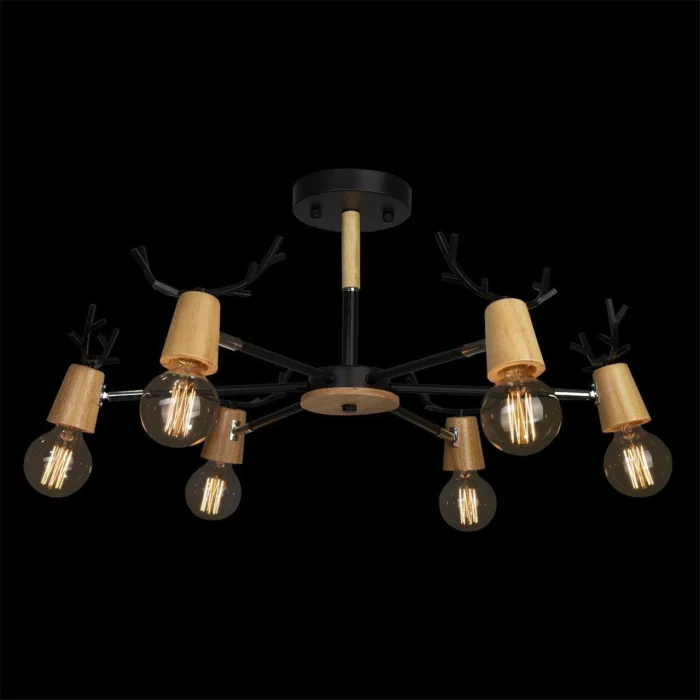 Люстра на штанге Loft it Sven 10024/6 Black