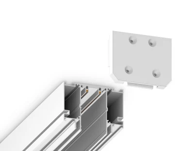 Заглушка демпферная для шинопровода в натяжной потолок Magnetic 220V (2шт) TRACK SYSTEM AMBRELLA LIGHT GL1061