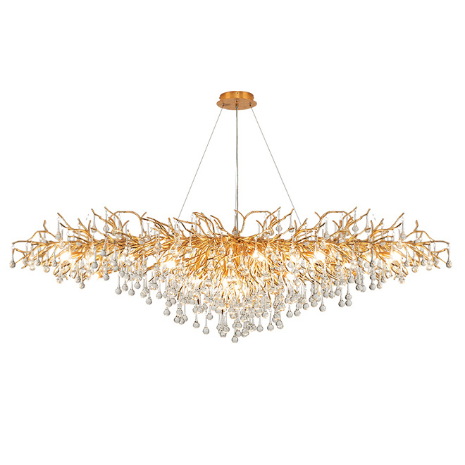 Люстра Droplet Chandelier oval L160 ImperiumLoft