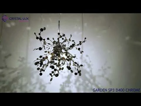 Светильник подвесной Crystal Lux GARDEN SP3 D400 CHROME