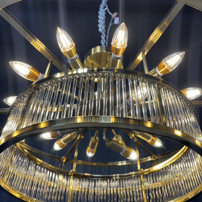 Люстра RH Marais Round Chandelier D120 ImperiumLoft