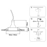 Светильник встраиваемый Ambrella light TN102726
