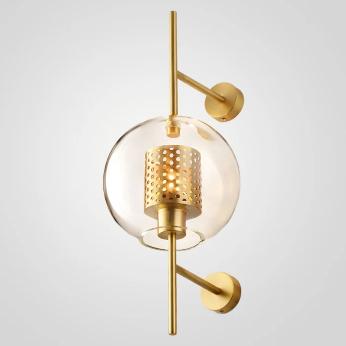 Настенный светильник CATCH WALL ball L58 brass ImperiumLoft