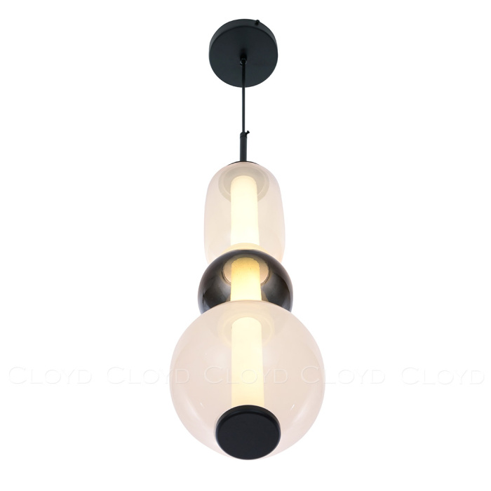 Подвесной светильник Cloyd SUPERNOVA-A P1 / выс. 40 см - черный (арт.11406)
