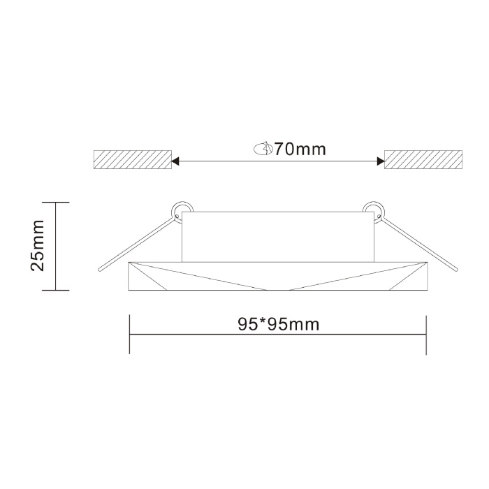 Встраиваемый светильник ST LUCE ST203.508.01