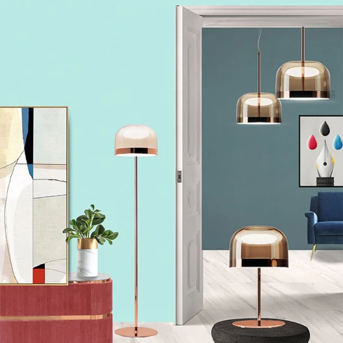 Настольная лампа NOTEN TAB H415 Rose Gold ImperiumLoft