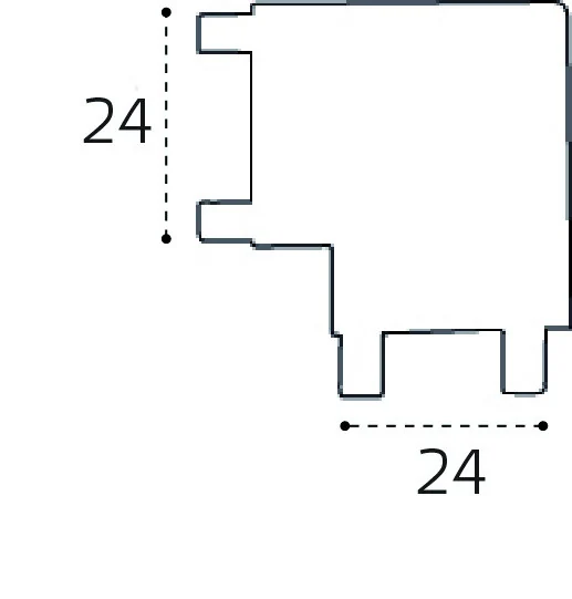 Соединитель угловой ITALLINE IT09-9029 black