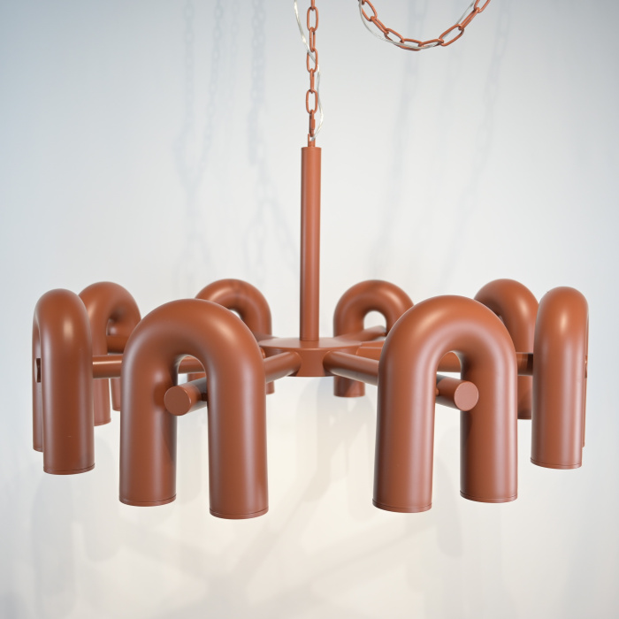 Подвесная люстра FANNY 16 Orange ImperiumLoft