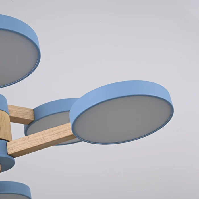 Подвесная люстра TURNA DBL L6 Blue ImperiumLoft