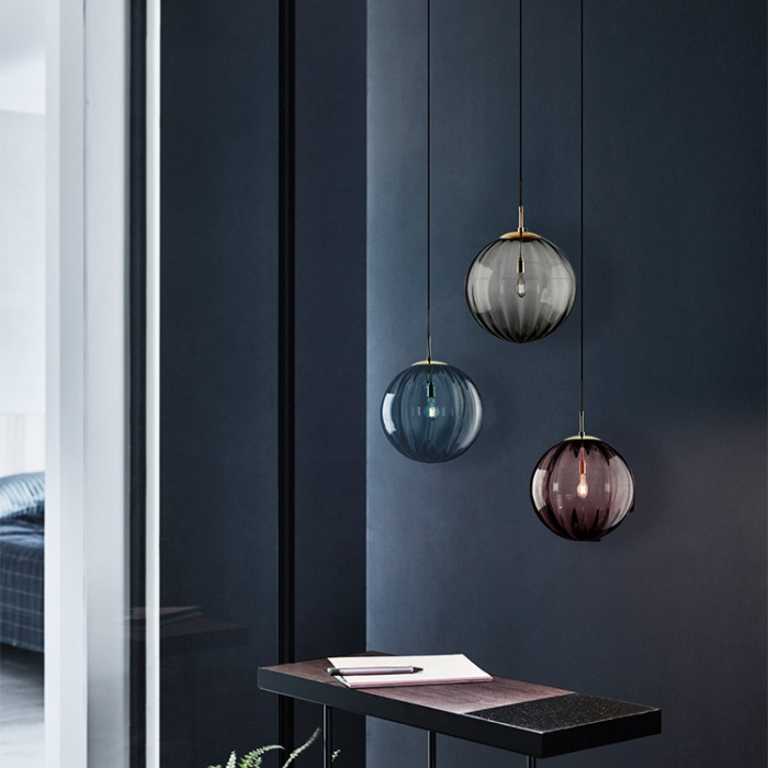 Подвесной светильник ASKA D200 Gray ImperiumLoft