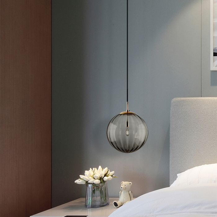 Подвесной светильник ASKA D200 Gray ImperiumLoft