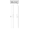 Светильник настенный Belfast Skipton 85001-1W-L BR