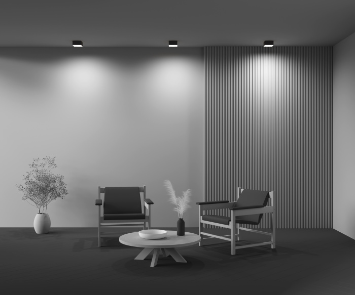 Потолочный светильник Maytoni Zon C032CL-12W4K-SQ-B