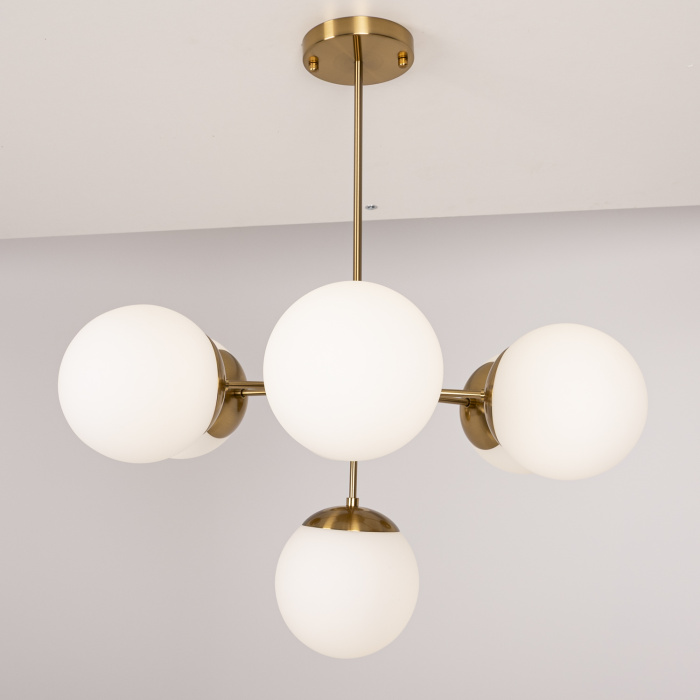 Подвесной светильник Copper Light Chandelier 7 ImperiumLoft