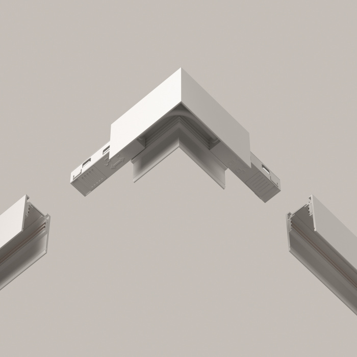 Коннектор питания угловой гибкий 15см Exility белый Maytoni TRA034CPC-42W-15-1