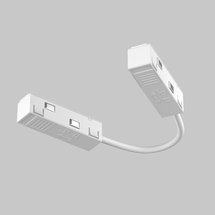 Коннектор питания угловой гибкий 15см Exility белый Maytoni TRA034CPC-42W-15-1